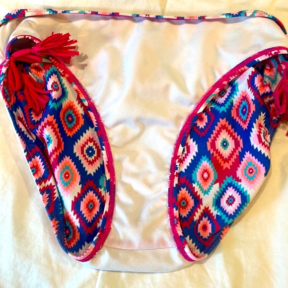 Girls colorful bikini size 14-16 EUC - Picture 3 of 4